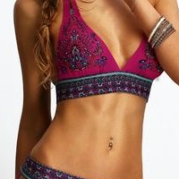 Lucky Brand Other - BRAND NEW halter swim bathing top paisley pattern